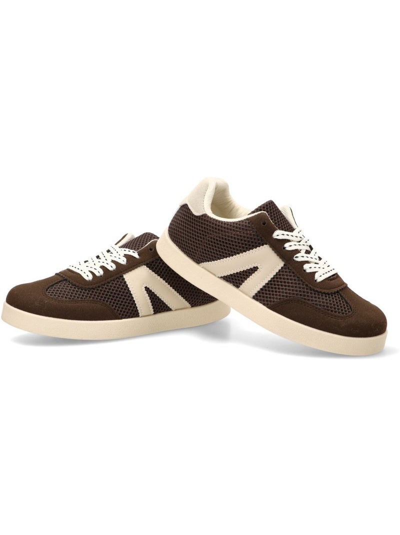 Deportivas Casual Mujer Suela Plana - Vanva Marrón chocolate - Kiabi