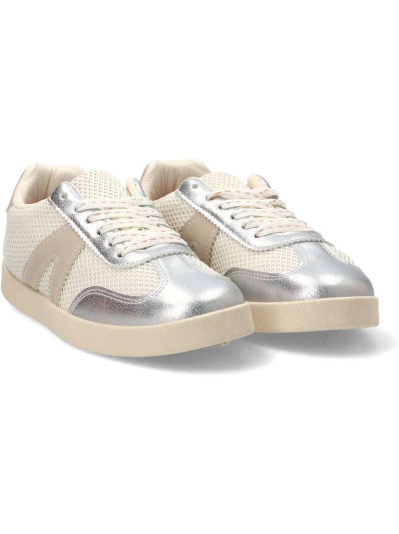 Deportivas Casual Mujer Suela Plana - Vanva Plata - Kiabi
