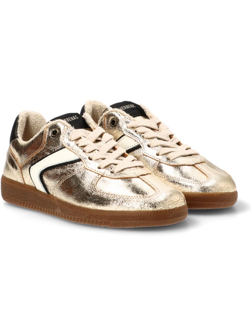 Deportivas Casual Mujer Suela Plana - Verbenas Oro - Kiabi