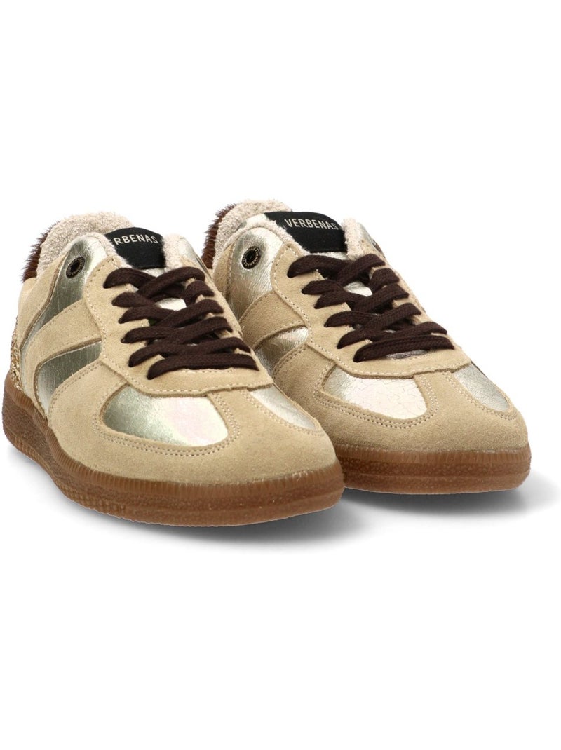 Deportivas Casual Mujer Suela Plana - Verbenas Oro - Kiabi