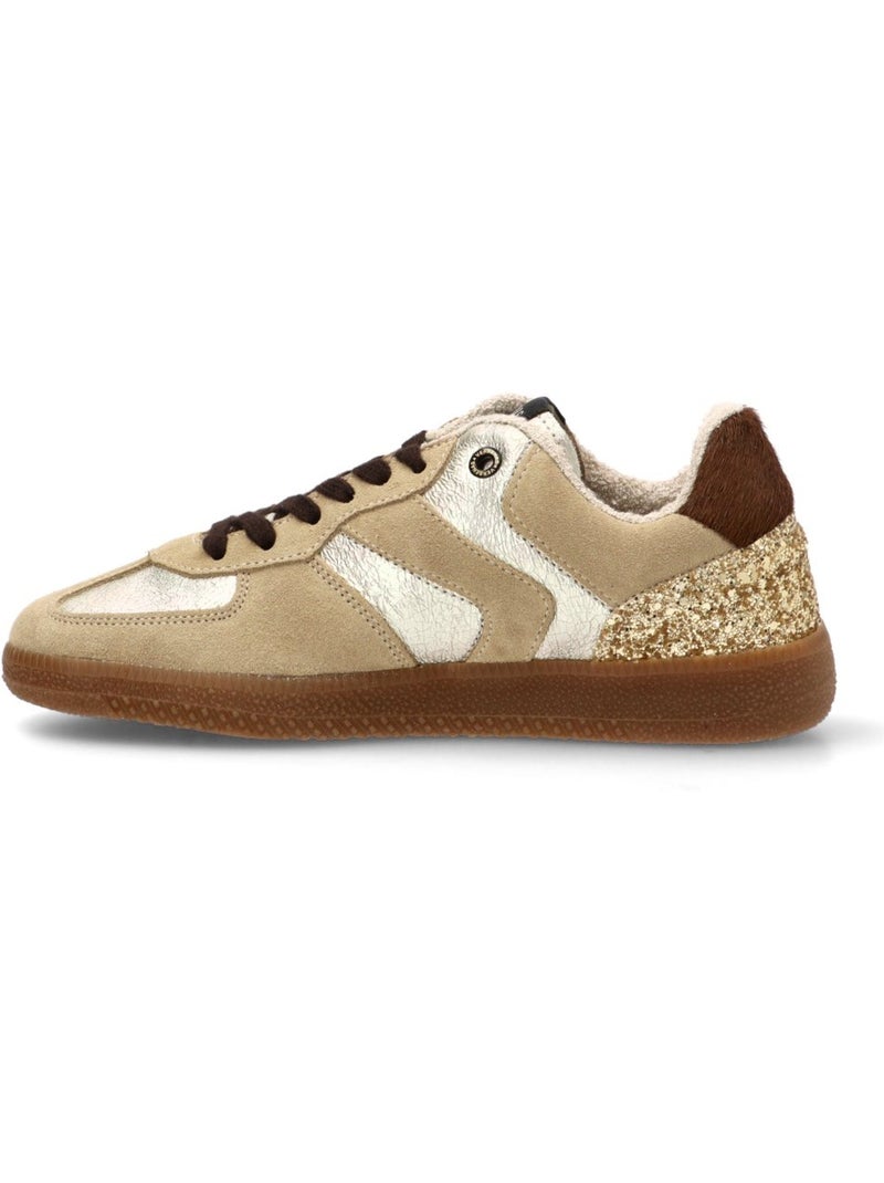 Deportivas Casual Mujer Suela Plana - Verbenas Oro - Kiabi