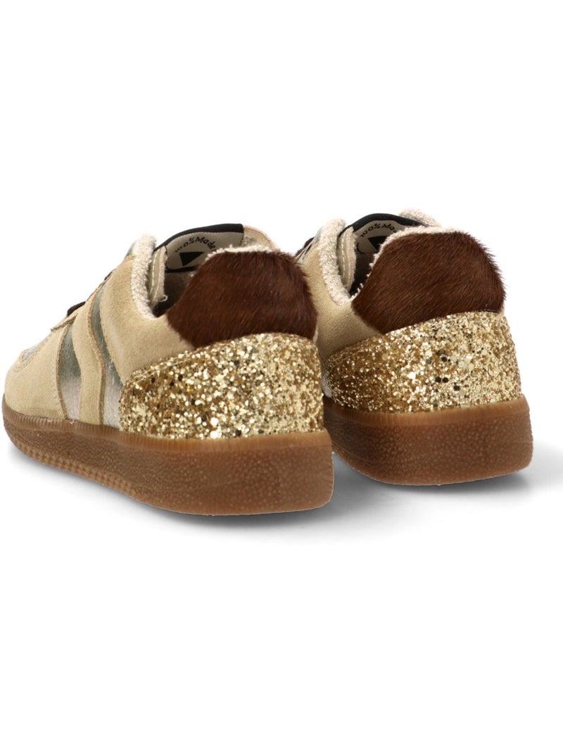 Deportivas Casual Mujer Suela Plana - Verbenas Oro - Kiabi
