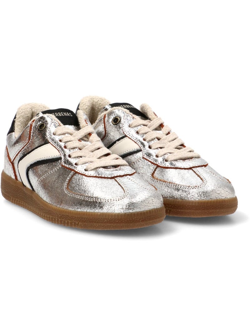 Deportivas Casual Mujer Suela Plana - Verbenas Plata - Kiabi