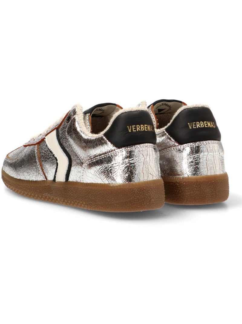 Deportivas Casual Mujer Suela Plana - Verbenas Plata - Kiabi