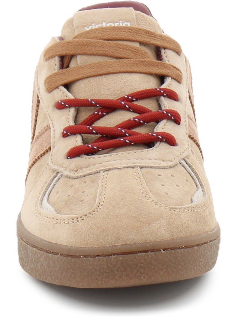 Deportivas casual mujer suela plana - victoria Beige - Kiabi