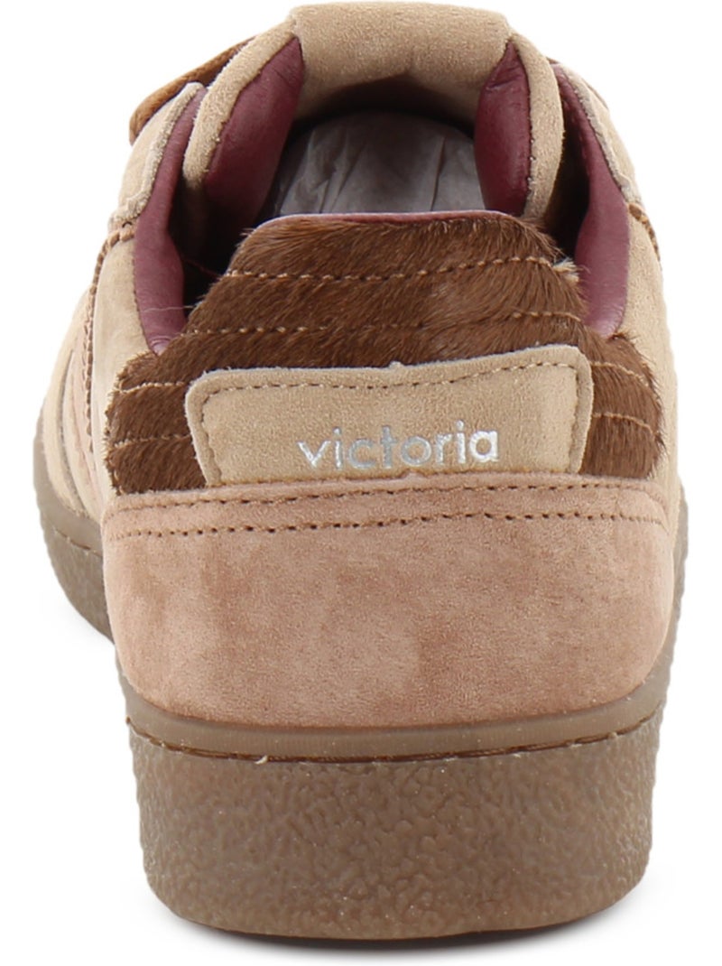 Deportivas casual mujer suela plana - victoria Beige - Kiabi
