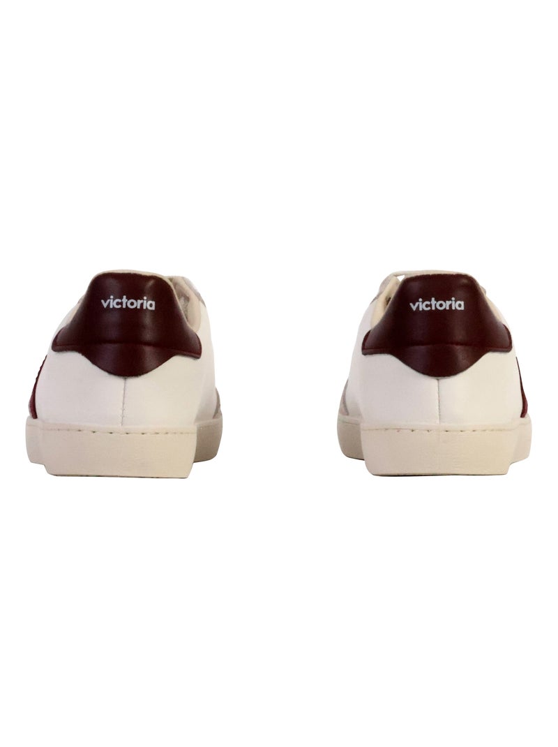 Deportivas Casual Mujer Suela Plana - Victoria Burdeos - Kiabi