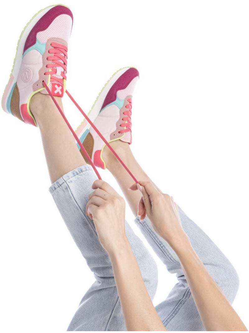 Deportivas Casual Mujer Suela Plana - Xti Rosa - Kiabi