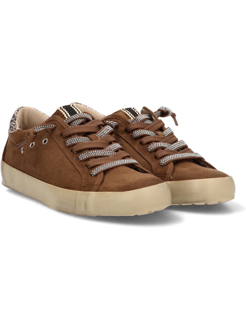 Deportivas casual mujer suela plana - yulia Camel - Kiabi