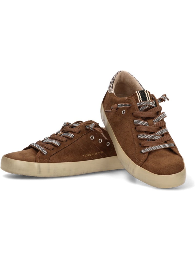 Deportivas casual mujer suela plana - yulia Camel - Kiabi