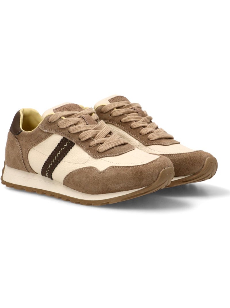 Deportivas Casual Mujer Suela Plana - Yulia Lz Beige - Kiabi