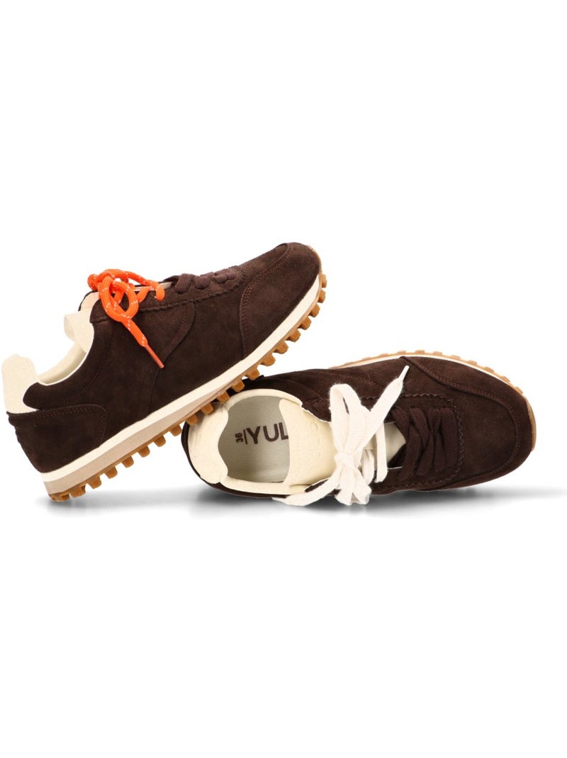 Deportivas casual mujer suela plana - yulia Marrón chocolate - Kiabi