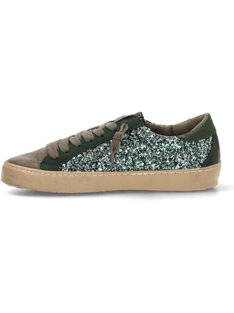 Deportivas casual mujer suela plana - yulia Verde - Kiabi