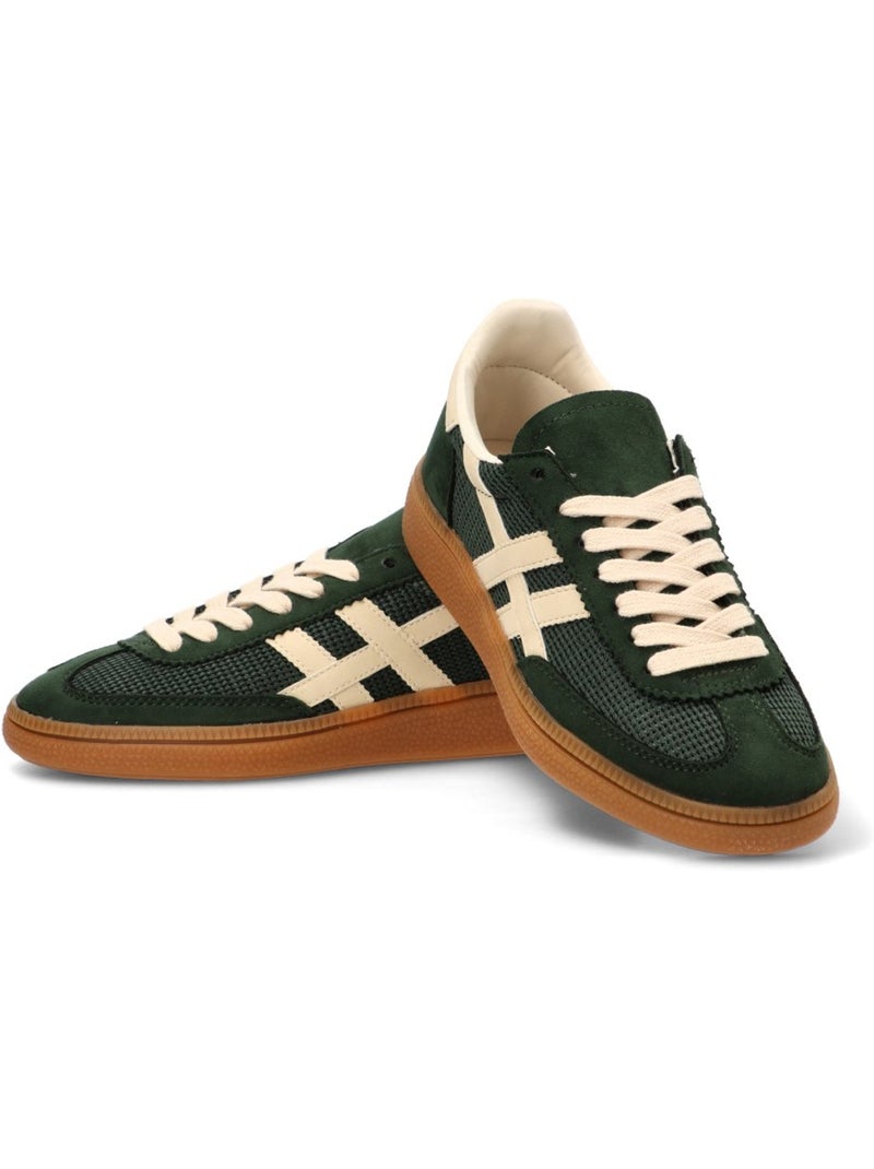 Deportivas casual mujer suela plana - yulia Verde - Kiabi