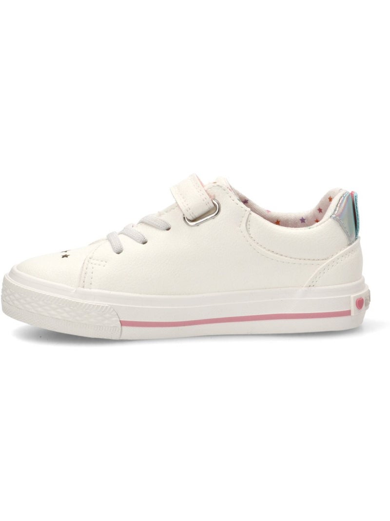 Deportivas Casual Niña Suela Plana - Etika Blanco - Kiabi