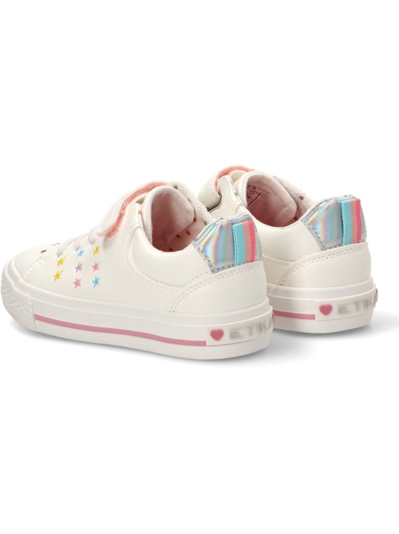 Deportivas Casual Niña Suela Plana - Etika Blanco - Kiabi