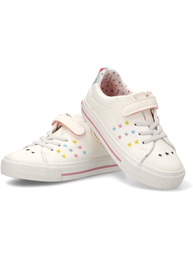 Deportivas Casual Niña Suela Plana - Etika Blanco - Kiabi