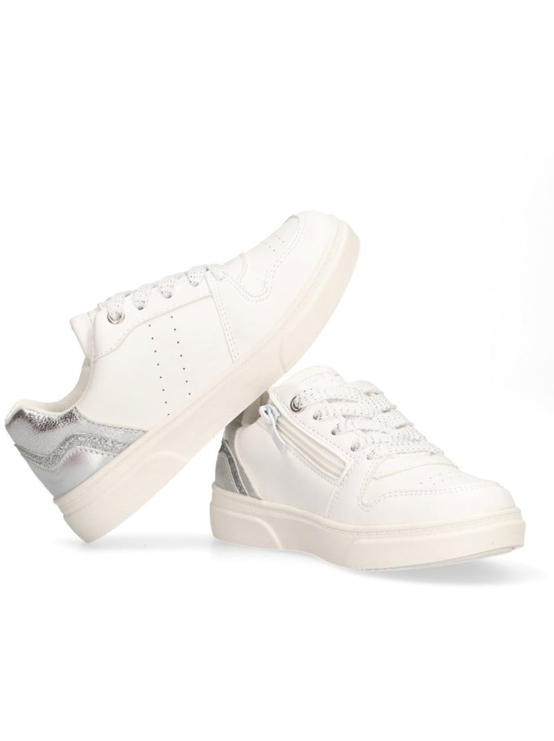 Deportivas Casual Niña Suela Plana - Etika Blanco - Kiabi