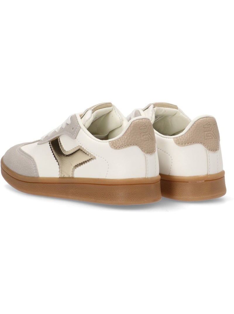 Deportivas Casual Niña Suela Plana - Etika Oro - Kiabi