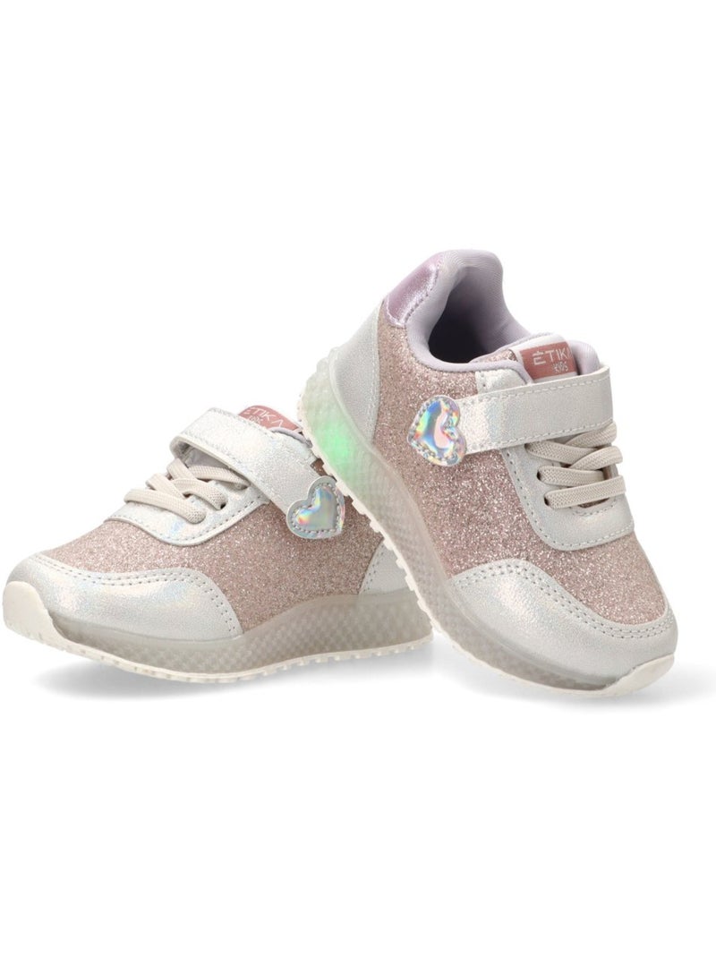 Deportivas Casual Niña Suela Plana - Etika Plata - Kiabi
