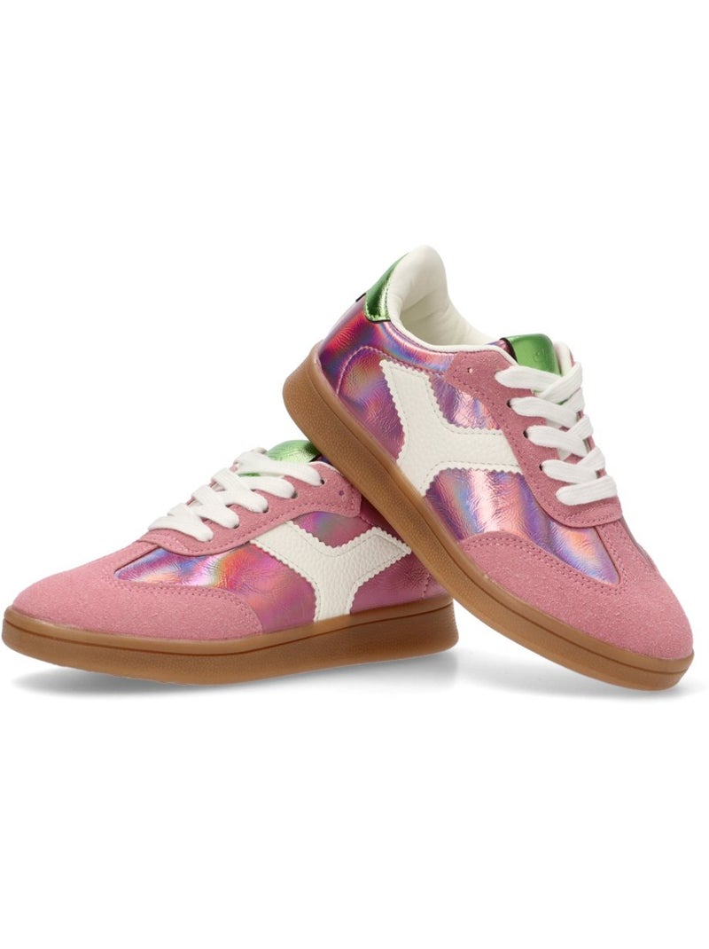 Deportivas Casual Niña Suela Plana - Etika Rosa - Kiabi