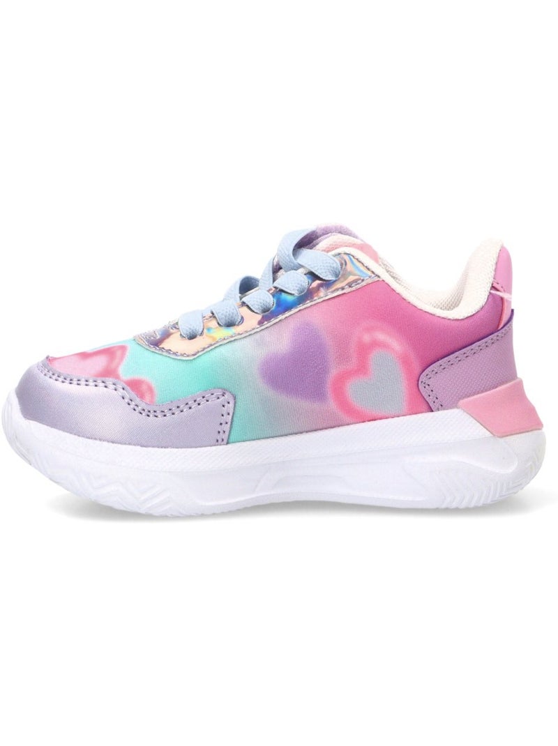 Deportivas casual niña suela plana - luna collection Malva lila - Kiabi