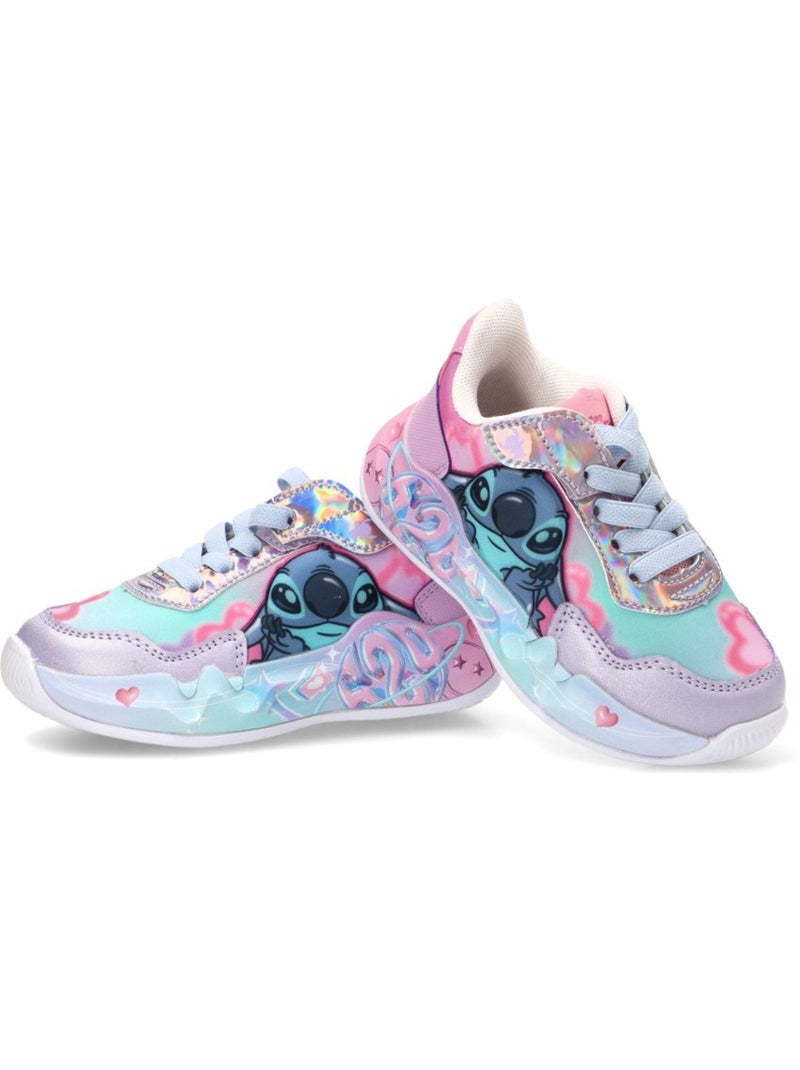 Deportivas casual niña suela plana - luna collection Malva lila - Kiabi