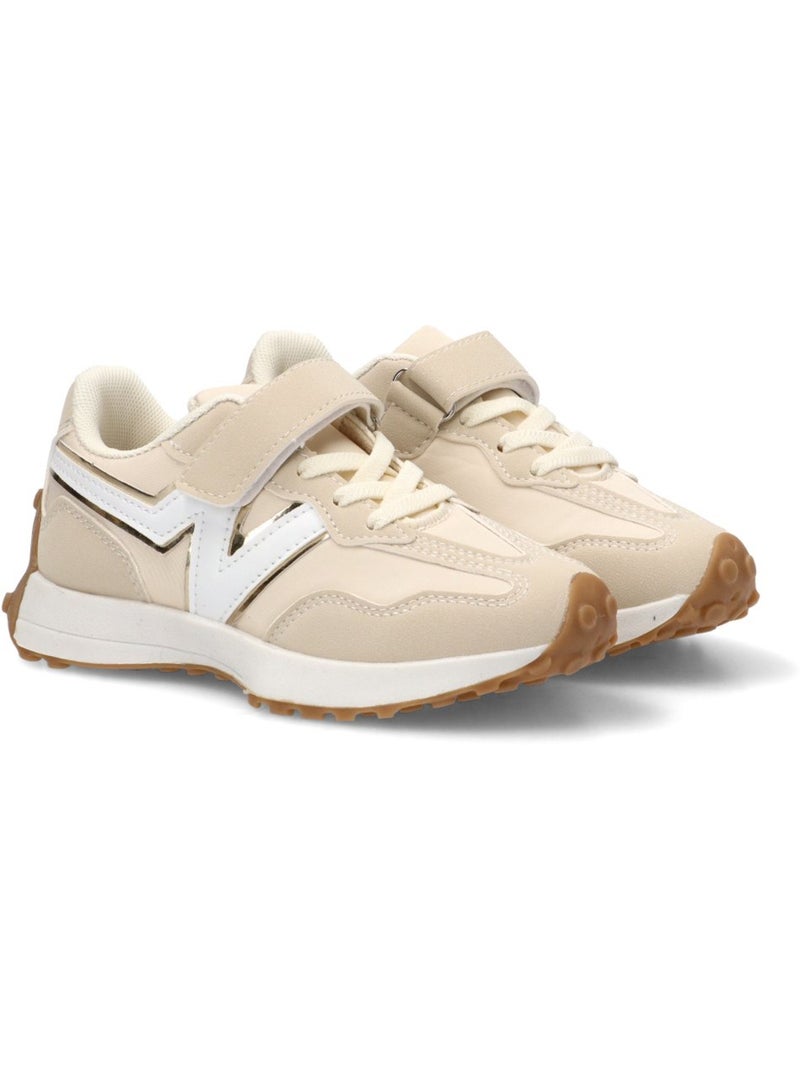 Deportivas Casual Niña Suela Plana - Luna Kids Beige - Kiabi