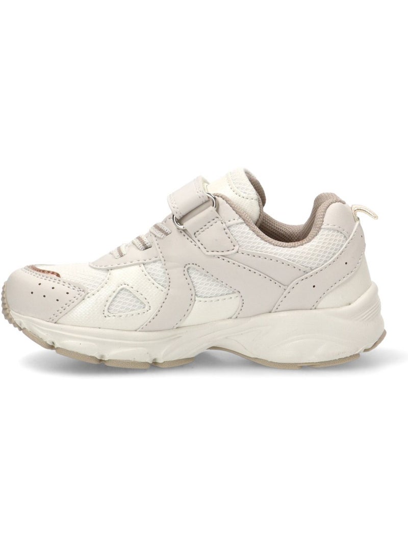 Deportivas Casual Niña Suela Plana - Luna Kids Beige - Kiabi