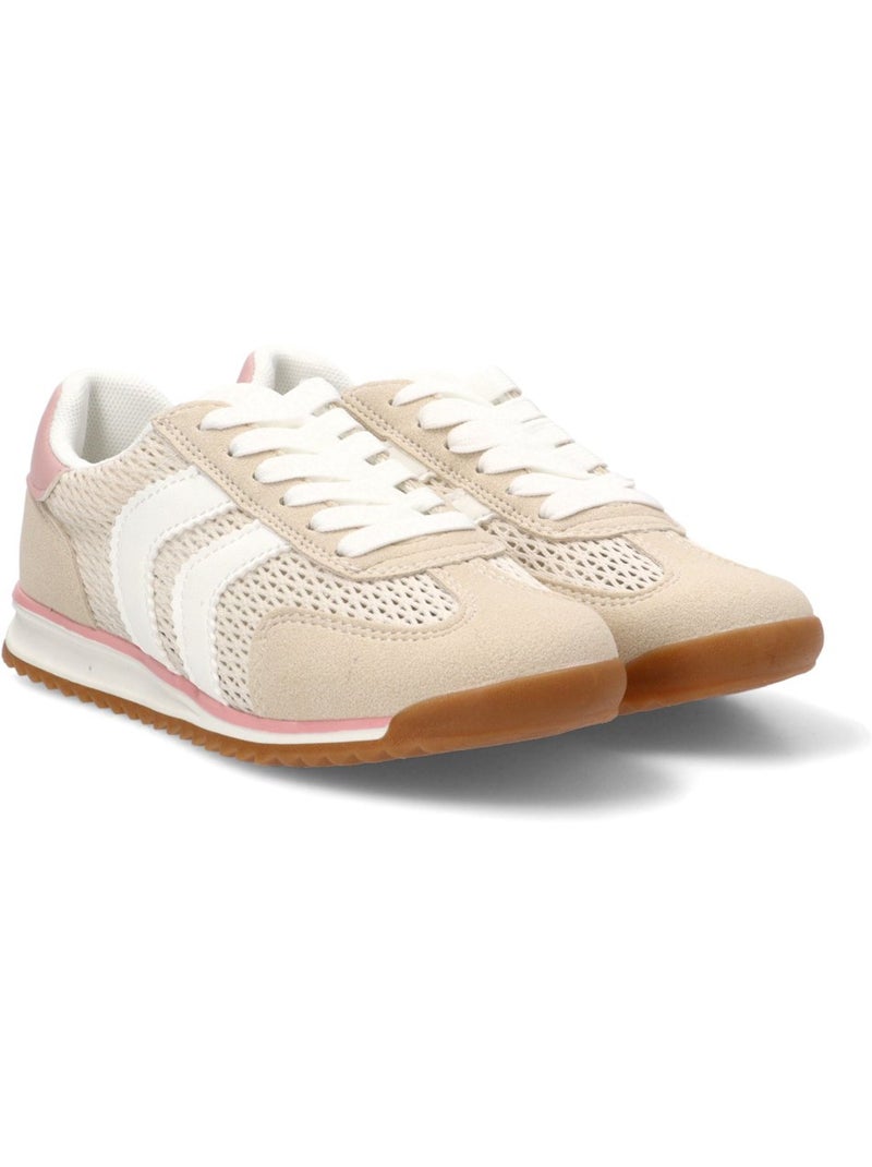 Deportivas Casual Niña Suela Plana - Luna Kids Beige - Kiabi