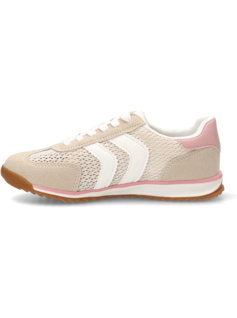Deportivas Casual Niña Suela Plana - Luna Kids Beige - Kiabi