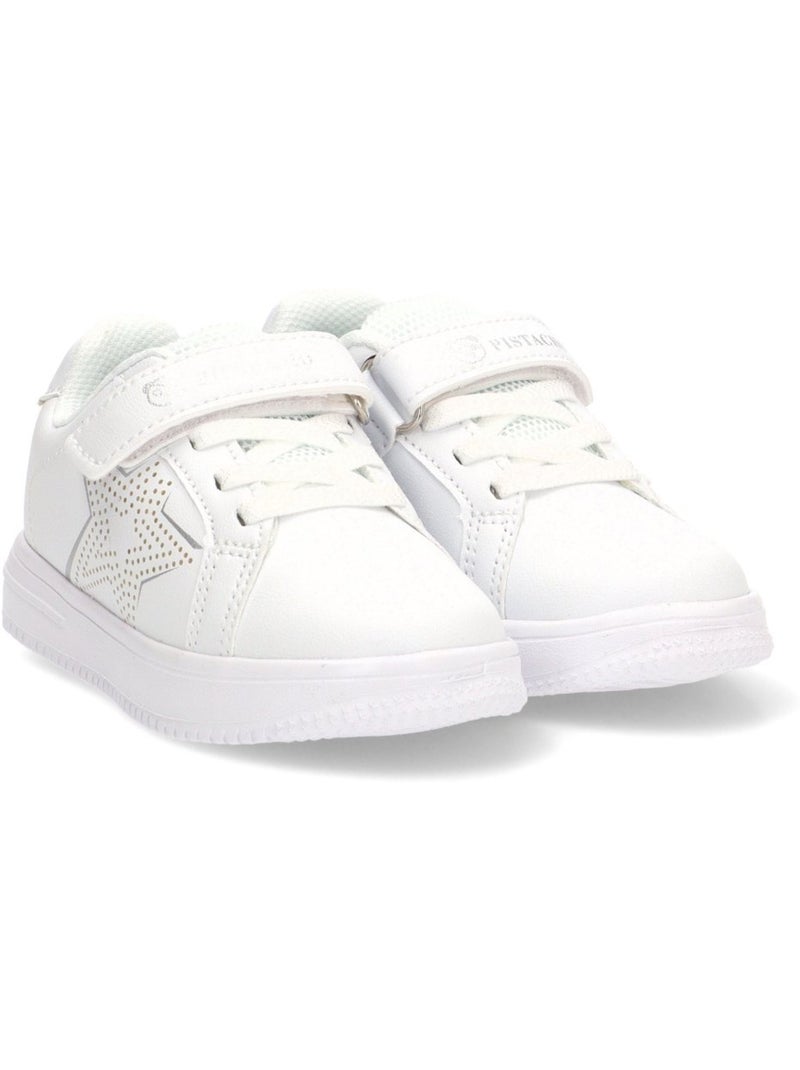 Deportivas Casual Niña Suela Plana - Luna Kids Blanco - Kiabi
