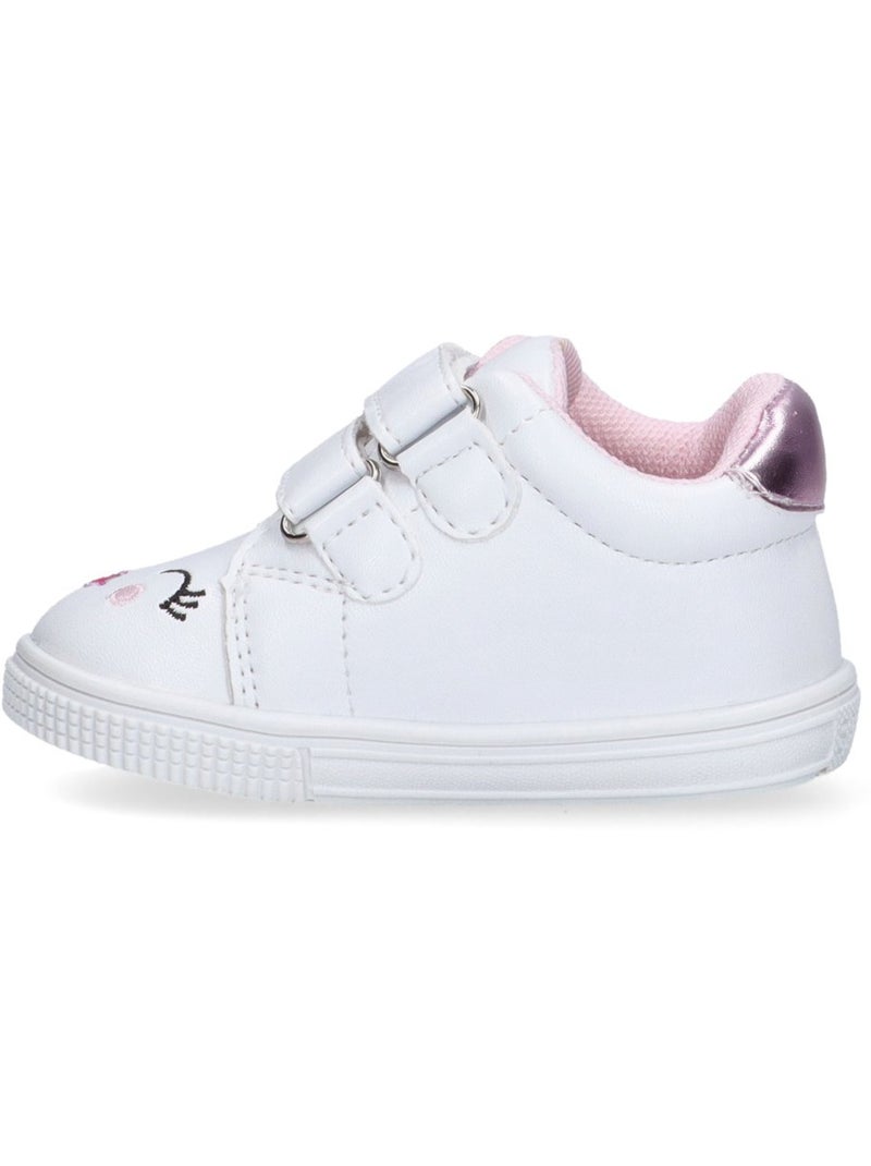 Deportivas Casual Niña Suela Plana - Luna Kids Blanco - Kiabi
