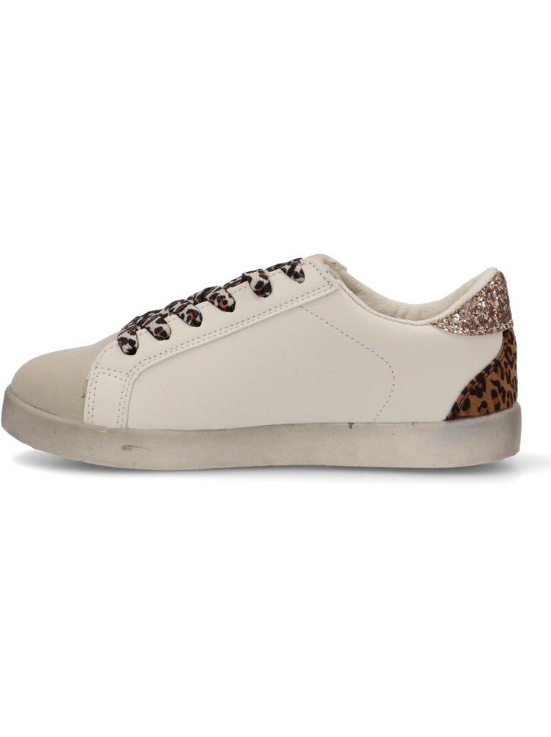 Deportivas Casual Niña Suela Plana - Luna Kids Oro - Kiabi