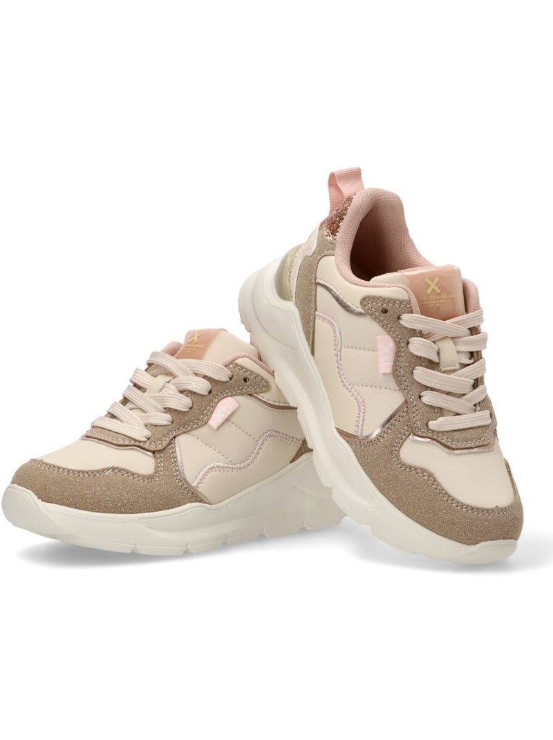 Deportivas Casual Niña Suela Plana - Xti Kids Beige - Kiabi