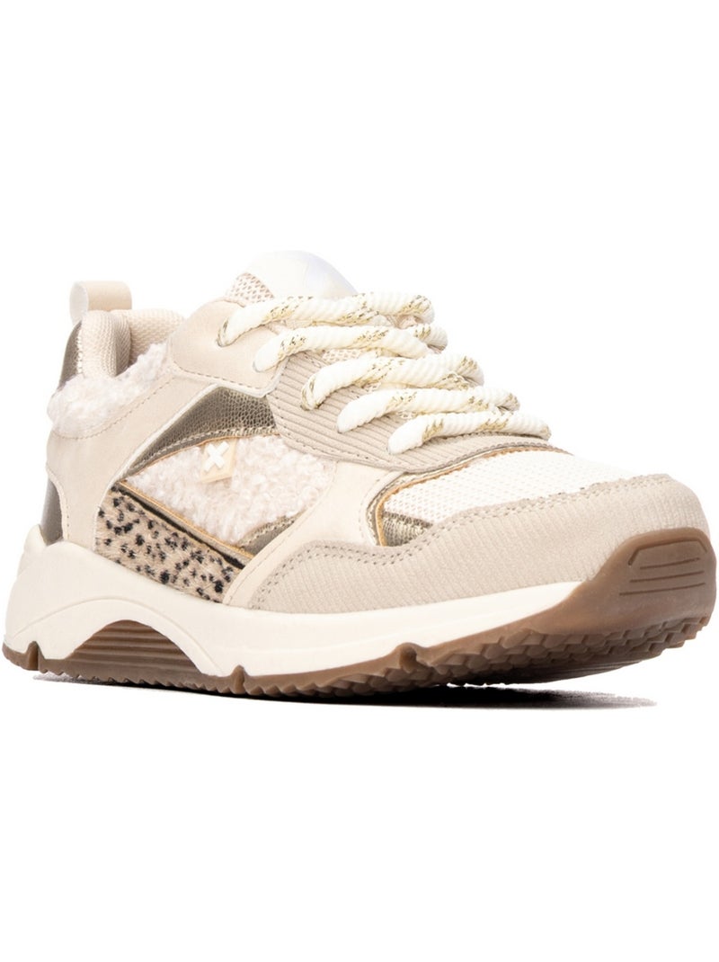 Deportivas casual niña suela plana - xti kids Beige - Kiabi
