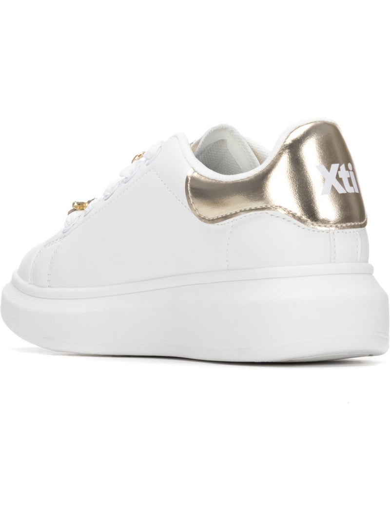 Deportivas casual niña suela plana - xti kids Blanco - Kiabi
