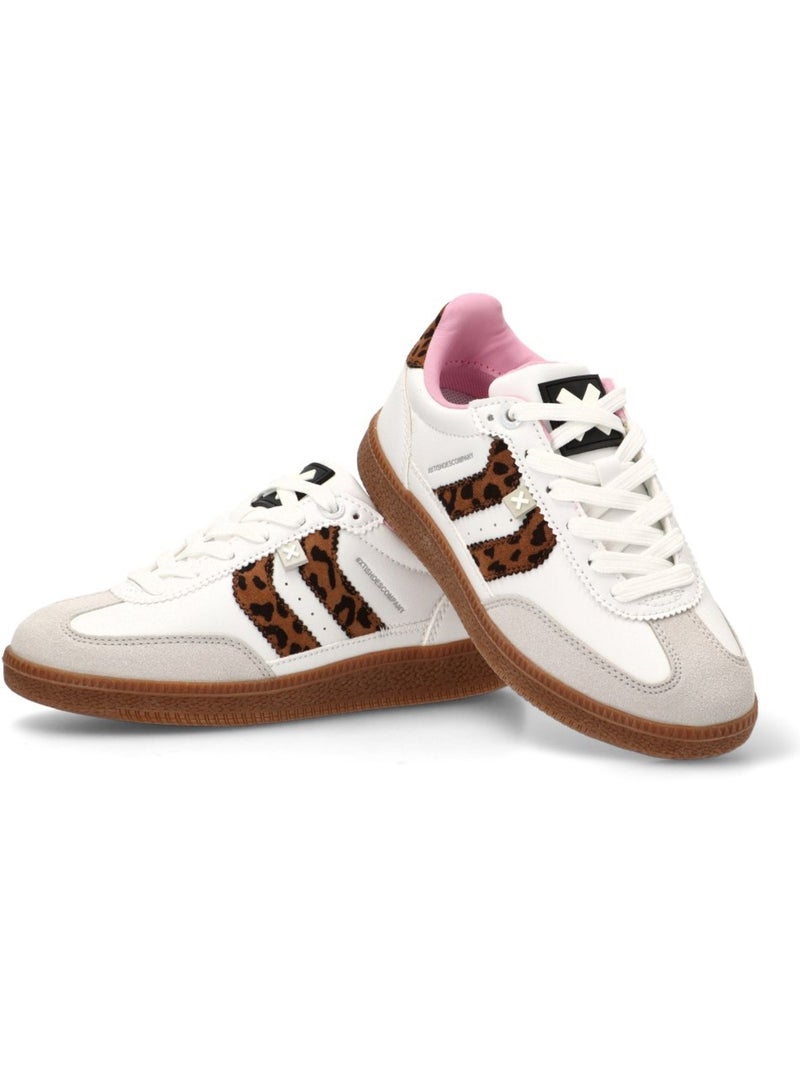 Deportivas Casual Niña Suela Plana - Xti Kids Negro Dorado - Kiabi