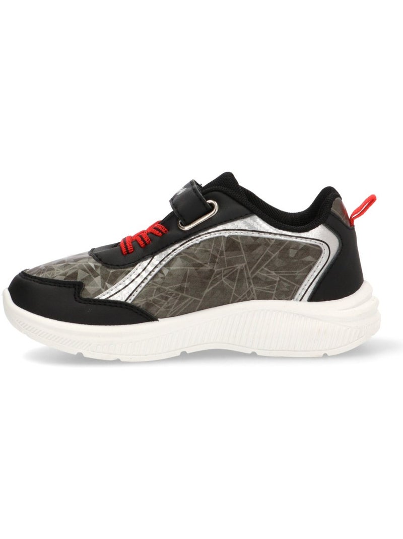 Deportivas Casual Niño Suela Plana - Leomil Negro - Kiabi