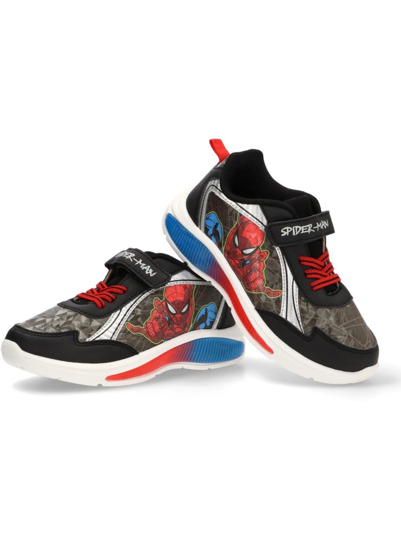 Deportivas Casual Niño Suela Plana - Leomil Negro - Kiabi