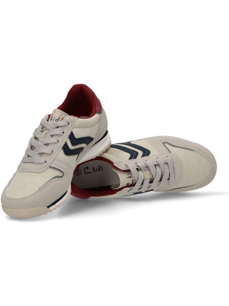 Deportivas Casual Niño Suela Plana - Luna Kids Blanco - Kiabi