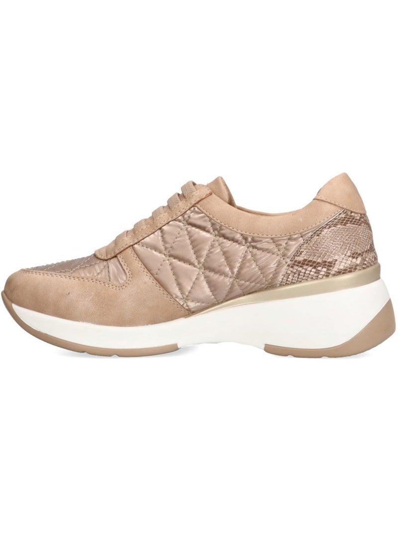 Deportivas Cómodas Mujer Cuña Media - Armony Taupe - Kiabi