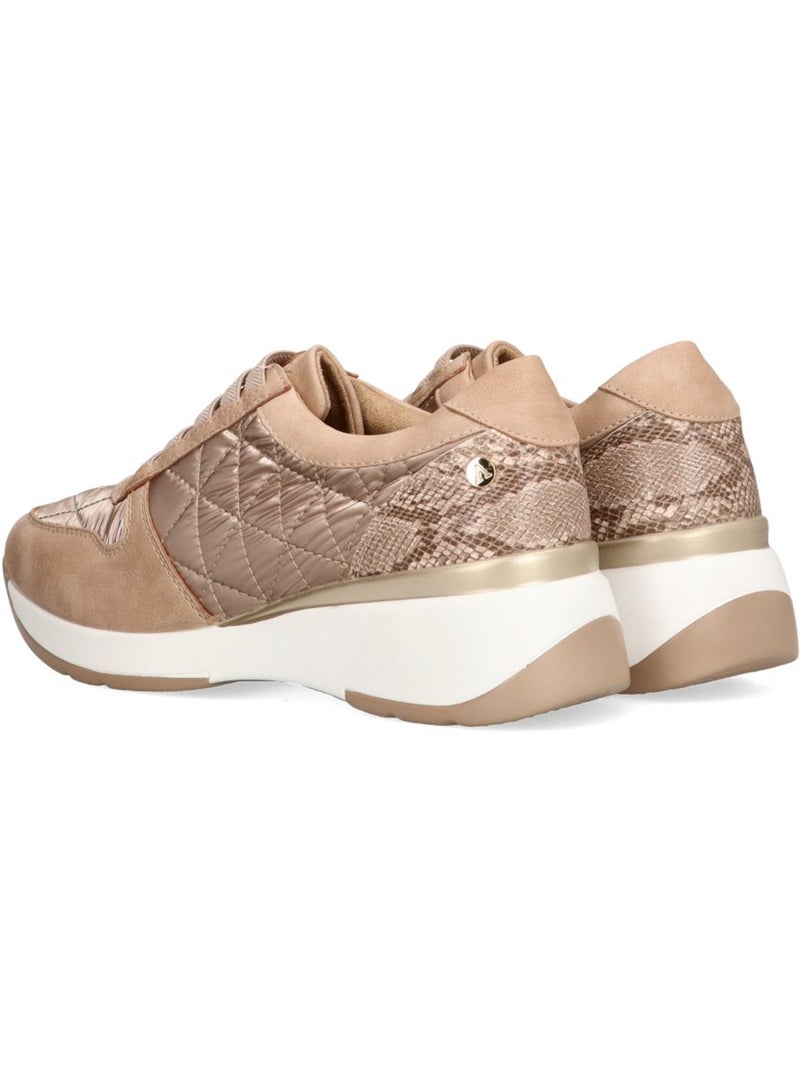Deportivas Cómodas Mujer Cuña Media - Armony Taupe - Kiabi