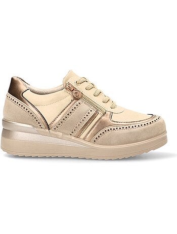 Deportivas Cómodas Mujer Cuña Media - Mysoft