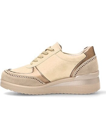 Deportivas Cómodas Mujer Cuña Media - Mysoft