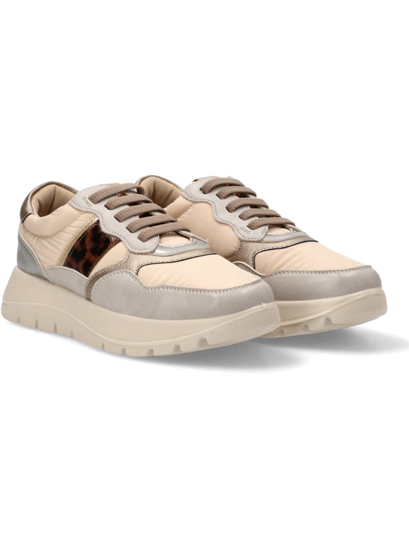 Deportivas Cómodas Mujer Cuña Media - Mysoft Gris perla - Kiabi