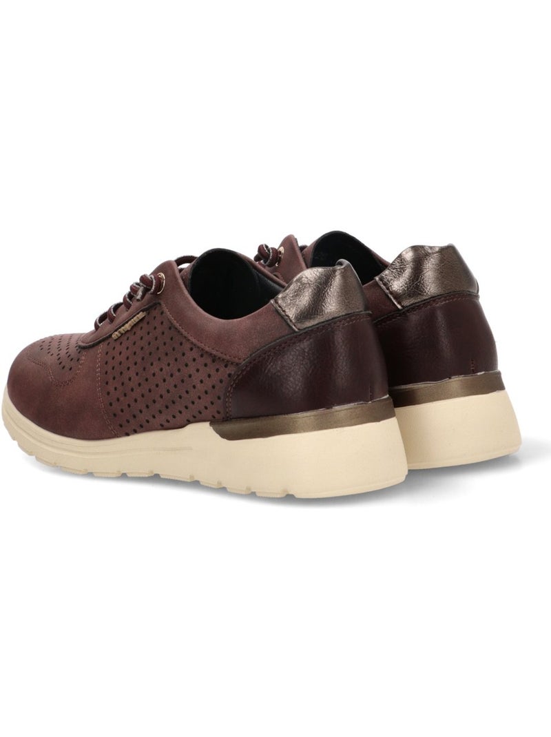Deportivas cómodas mujer suela plana - amarpies Burdeos - Kiabi