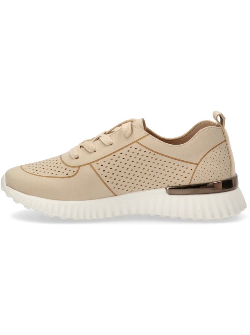 Deportivas Cómodas Mujer Suela Plana - Armony Beige - Kiabi