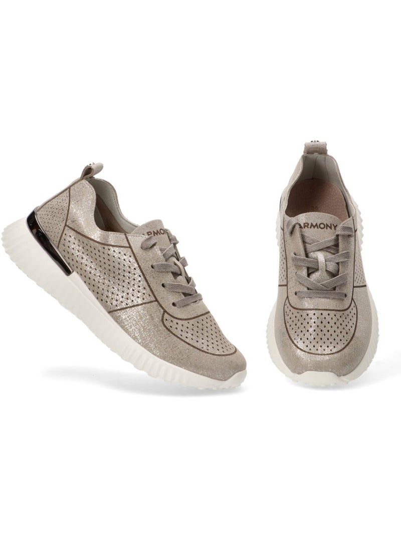 Deportivas Cómodas Mujer Suela Plana - Armony Plata - Kiabi