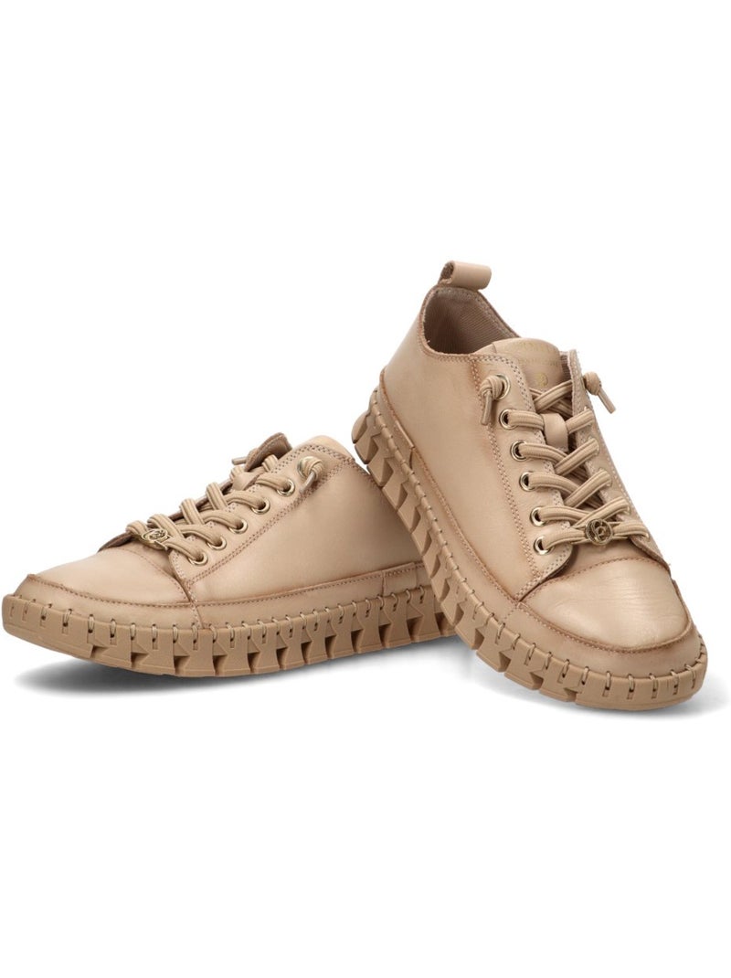 Deportivas cómodas mujer suela plana - carmela Beige - Kiabi